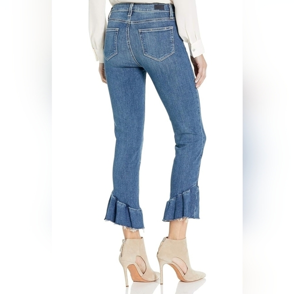 PAIGE Women's Flora Straight Jeans - Picture 2 of 8